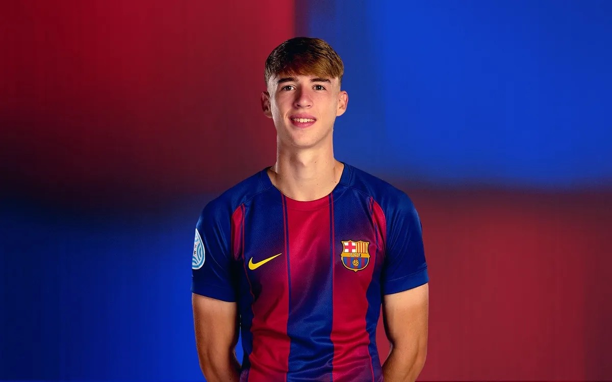Tommy Marques được cho lọt tầm ngắm Man City. Ảnh: Barcelona FC.