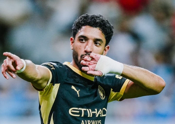 Omar Marmoush ghi điểm với Maresca. Ảnh: Tài khoản X của Man City.
