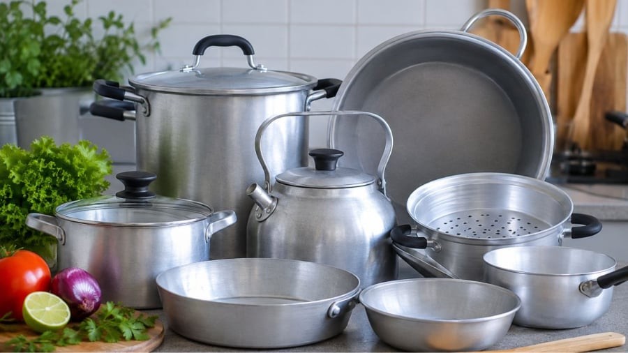Chú ý khi dùng đồ nhôm để nấu nướng