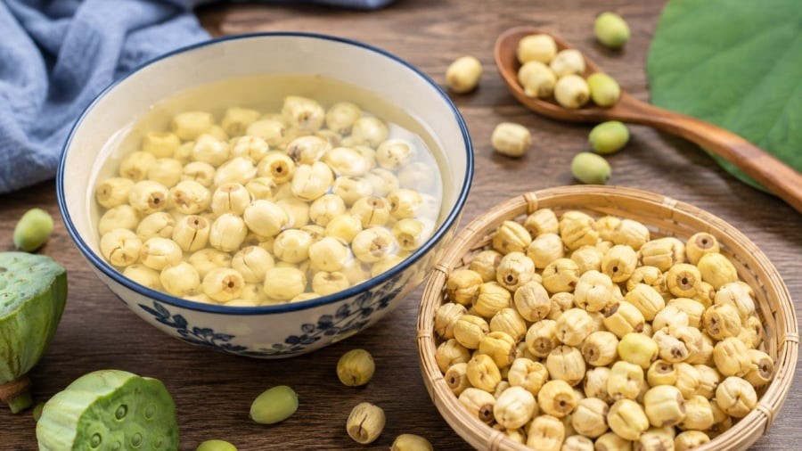Kinh nghiệm của nhiều người là không ngâm hạt sen trong nước lạnh