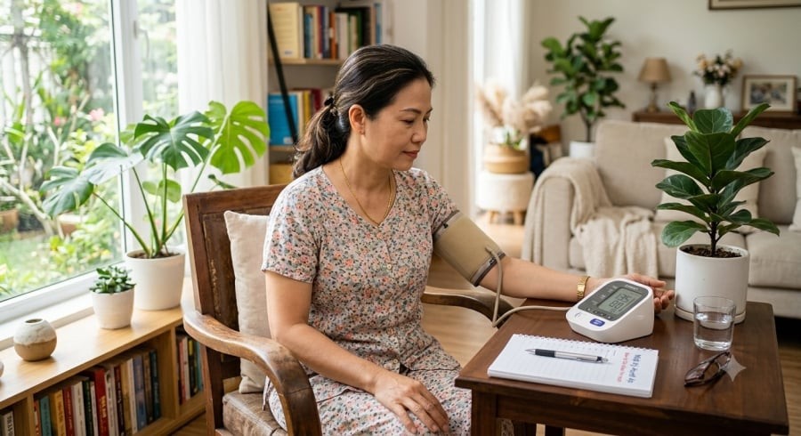 Sau tuổi 50, nên duy trì thói quen kiểm tra huyết áp định kỳ, ngay cả khi cơ thể không có triệu chứng bất thường.