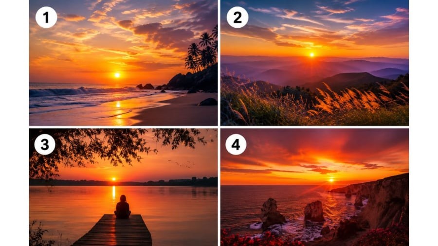 Bạn chọn ánh hoàng hôn nào?