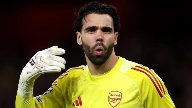 David Raya là thủ môn số 1 của Arsenal. Ảnh: Getty.