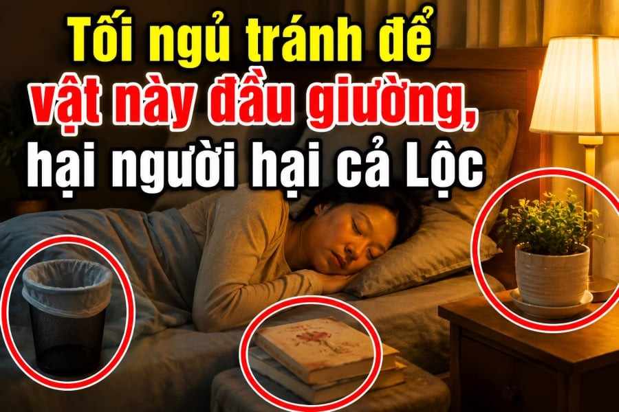 Tối ngủ tránh để vật này đầu giường, hại người hại cả Lộc