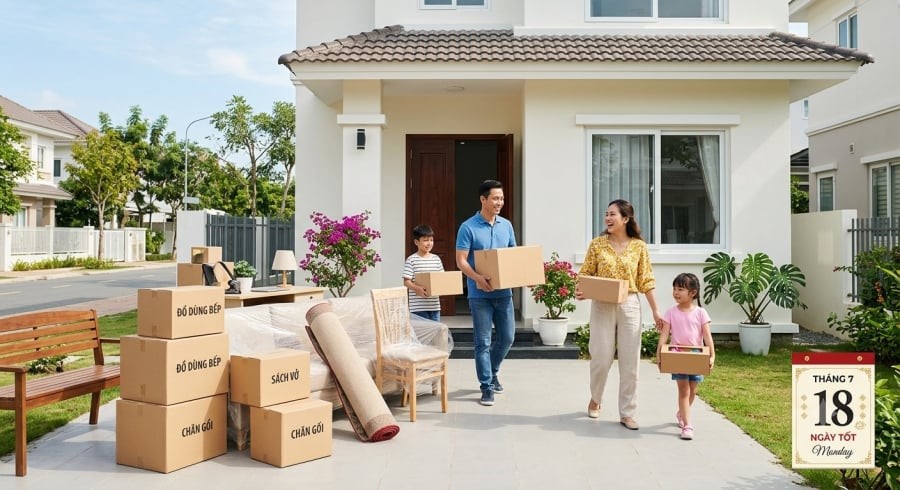 Nhiều gia đình có thói quen cân nhắc kỹ việc chuyển nhà, nhập trạch trong tháng 7 âm lịch.