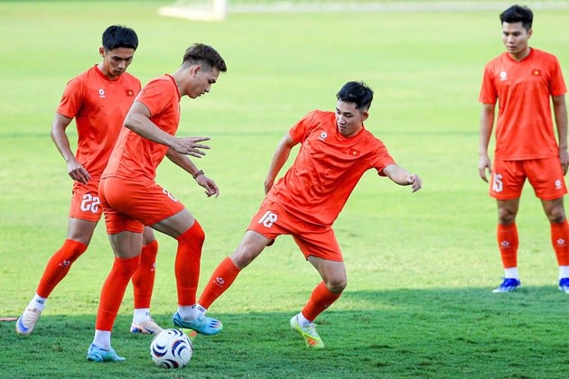 ĐT Việt Nam chuẩn bị đối đầu với Malaysia ở bán kết ASEAN Cup 2026. Ảnh: VFF