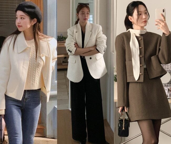 Một chiếc blazer có thể biến bộ trang phục đơn giản thành set đồ có tính chuyên nghiệp cao hơn.