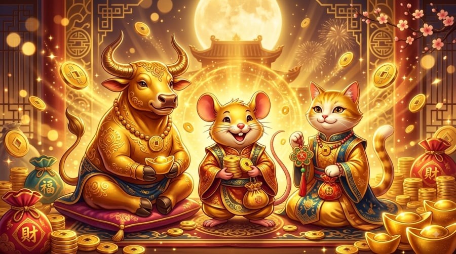 Tuổi Sửu, Tý và Mão được xem là những con giáp có khả năng tích lũy và giữ tiền tốt trong năm 2027.