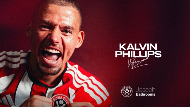 Kalvin Phillips cập bến Sheffield United. Ảnh: Trang chủ Sheffield United.