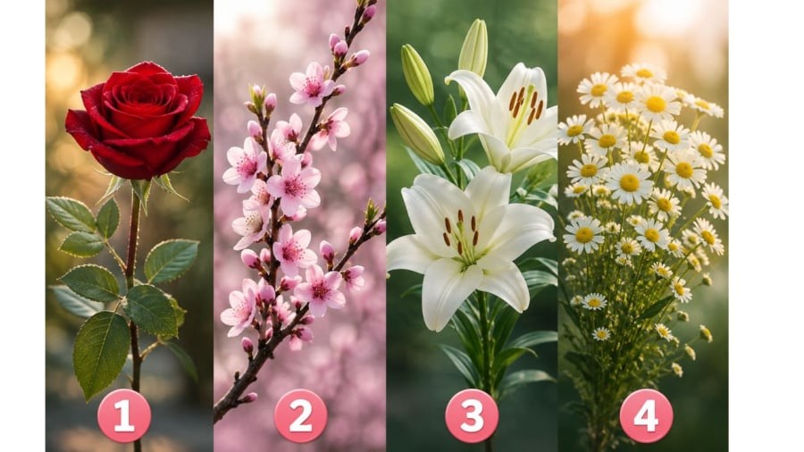 Bạn chọn cành hoa nào?