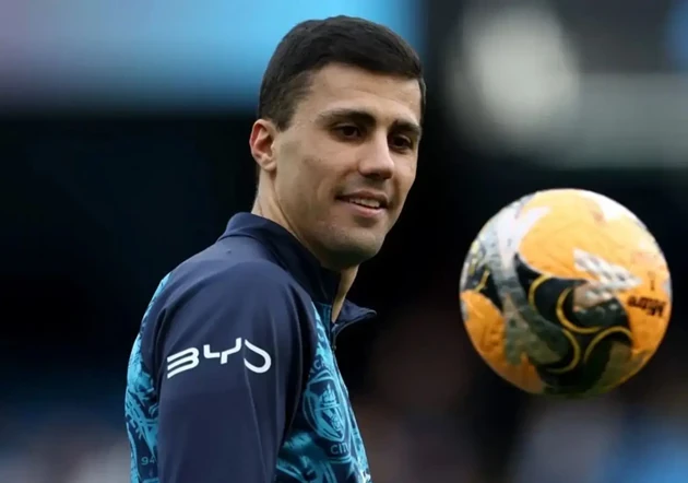 Đề nghị mới nhất của Barca cho Rodri đã bị Man City từ chối. Ảnh: Getty Images