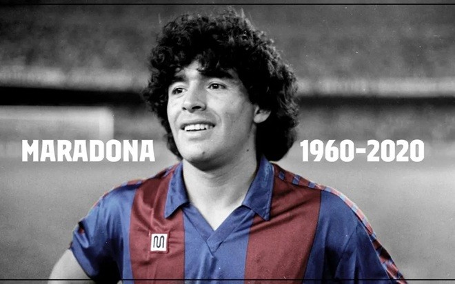 Maradona qua đời năm 60 tuổi. Ảnh: Barcelona.
