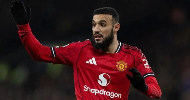 Mazraoui đặt mục tiêu vô địch với MU ở mùa giải 2026/27. Ảnh: Getty.