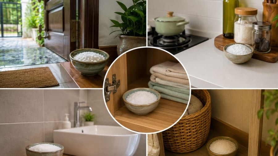 Đặt muối đúng vị trí mang nhiều lợi ích