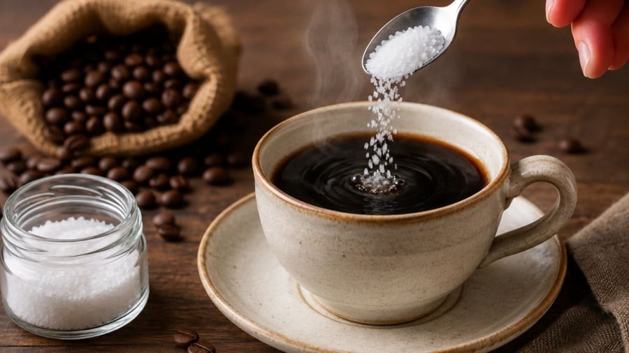 Bạn thử thêm muối vào cà phê chưa?