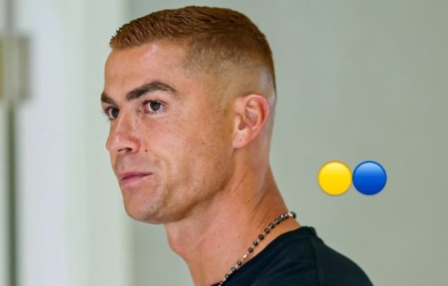 Ronaldo lạ lẫm với kiểu tóc mới. Ảnh: Instagram.