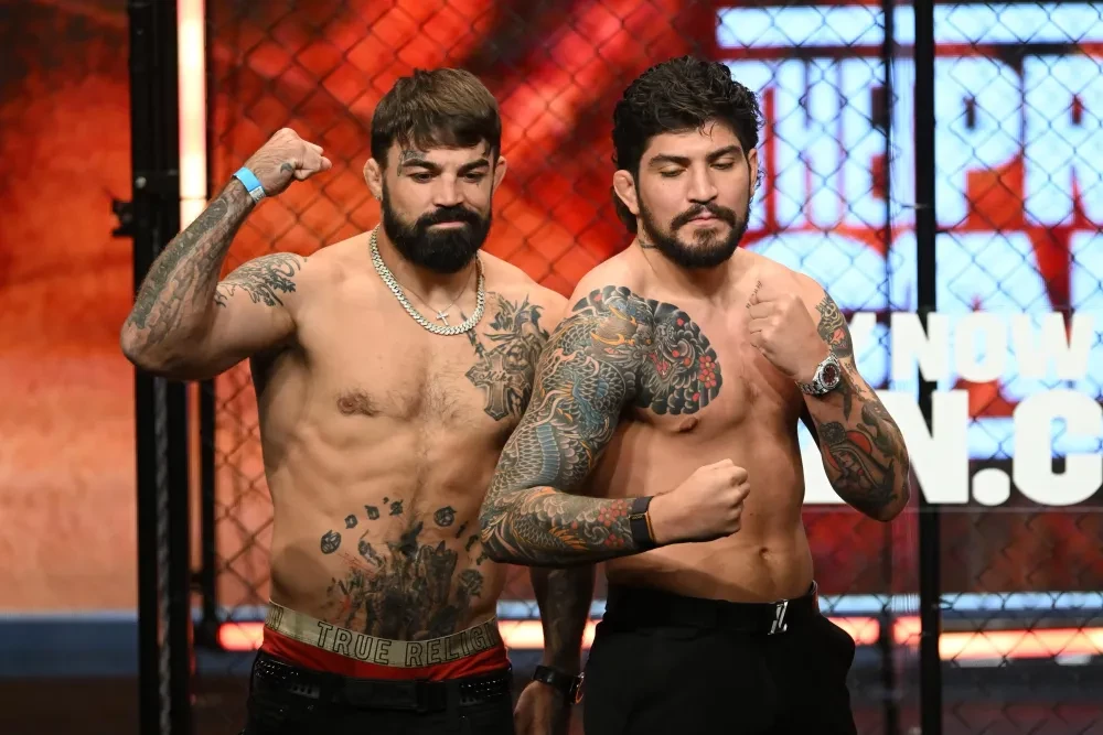 Dillon Danis and Mike Perry face off