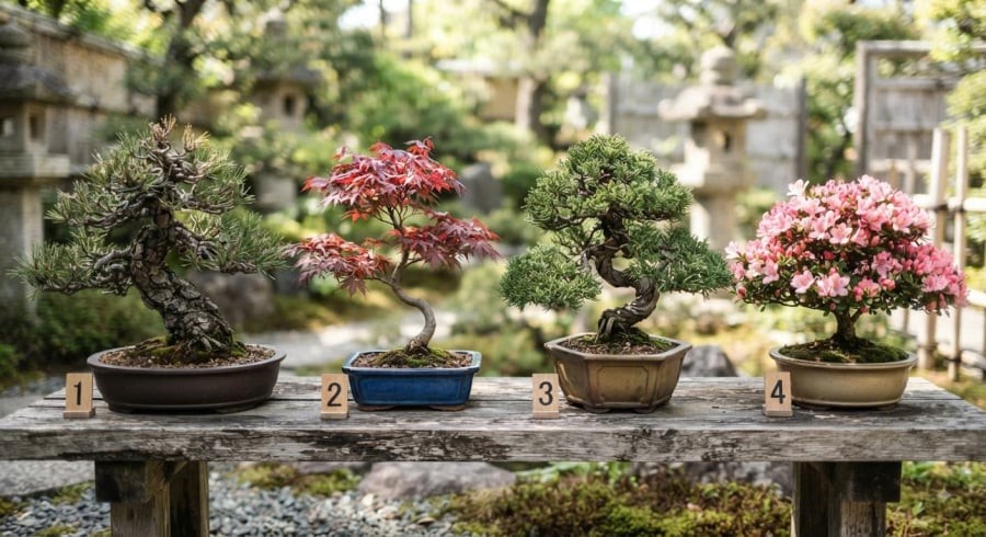 Hãy lựa chọn 1 bình bonsai bạn thích nhất 