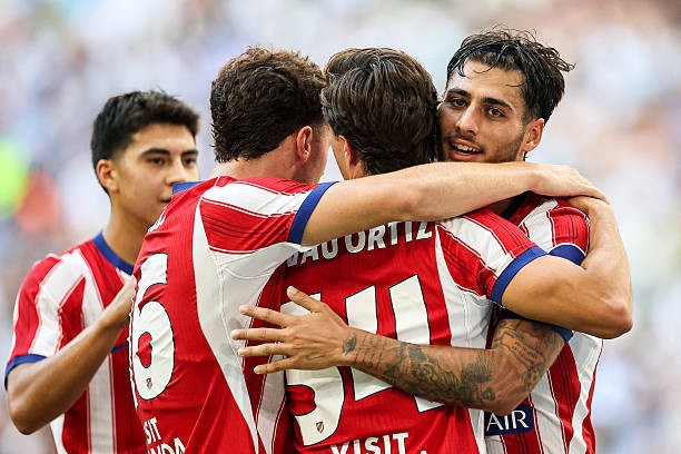 Atletico Madrid ngược dòng đánh bại Marseille ngay trên đất Pháp. Ảnh: Getty Images