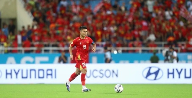 Quang Hải vấp phải những hoài nghi khi chơi chưa thực sự bùng nổ. Ảnh: VFF.