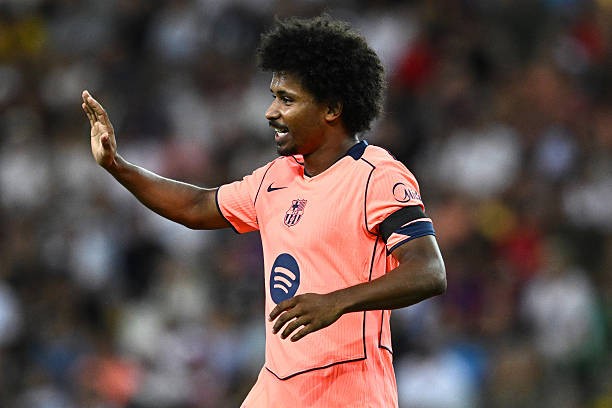 Karim Adeyemi là nhân tố đáng chú ý trên hàng công Barcelona. Ảnh: Getty Images. 