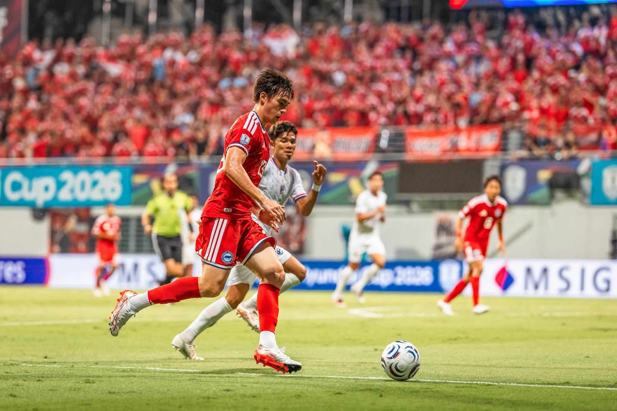  Singapore đã thua đậm ở lượt đi. Ảnh: FAS.