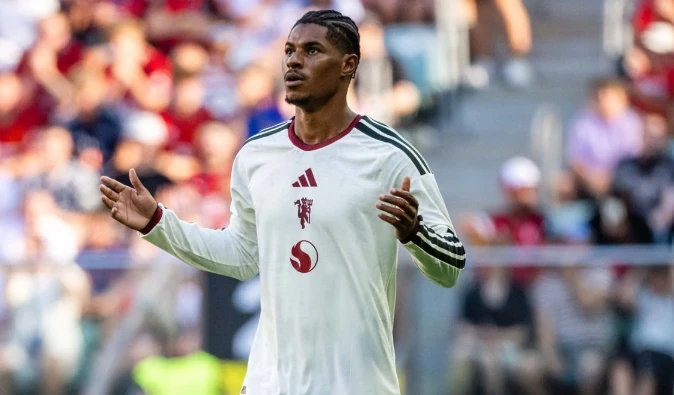 Rashford thể hiện tinh thần thi đấu tích cực. Ảnh: Getty.