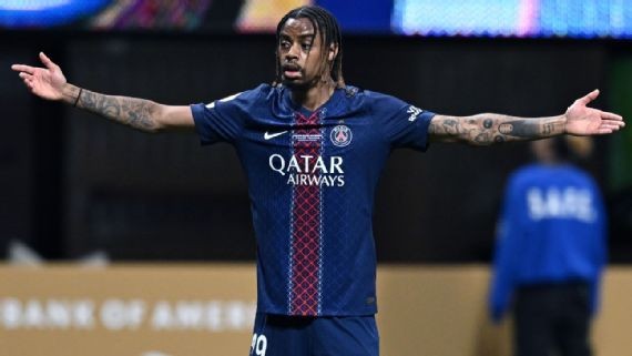 Bradley Barcola được Liverpool săn đón. Ảnh: Getty Images.