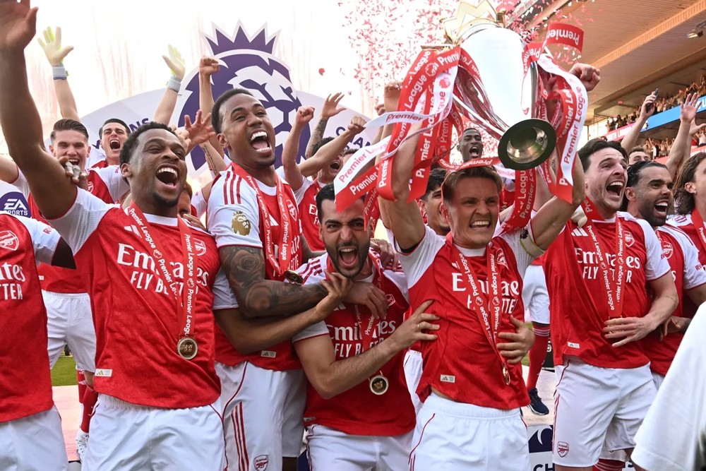 Arsenal được tin có nhiều cơ hội bảo vệ ngôi vương Ngoại hạng Anh. Ảnh: Arsenal FC.