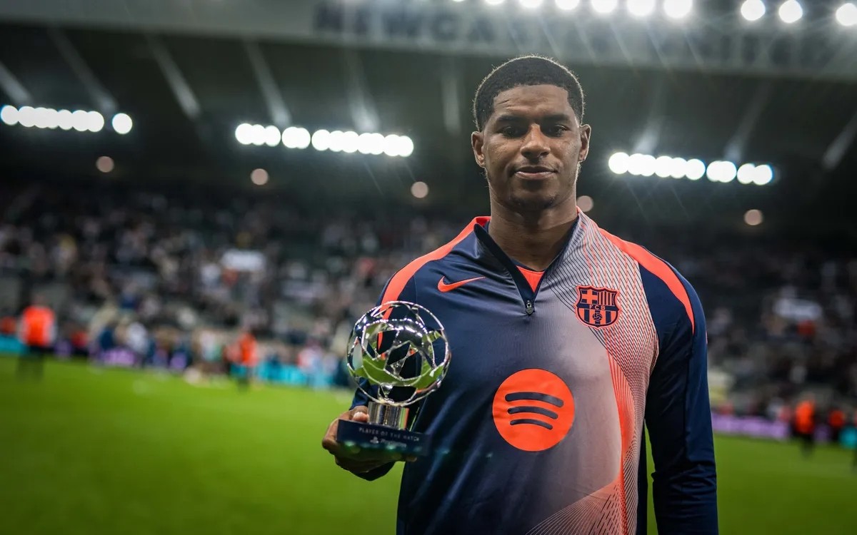 Một vài màn trình diễn ấn tượng là chưa đủ để Marcus Rashford được Barcelona giữ lại. Ảnh: Barcelona FC.