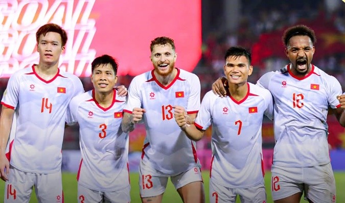 Việt Nam giành chiến thắng ngay trên đất Malaysia. Ảnh: VFF.
