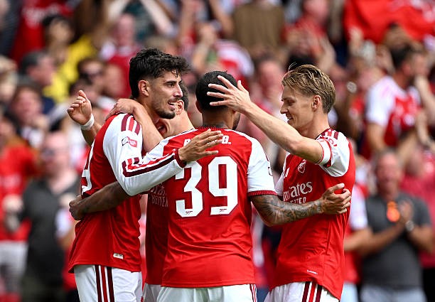 Arsenal dễ dàng vượt qua Manchester City với tỷ số 3-0. Ảnh: Getty Images