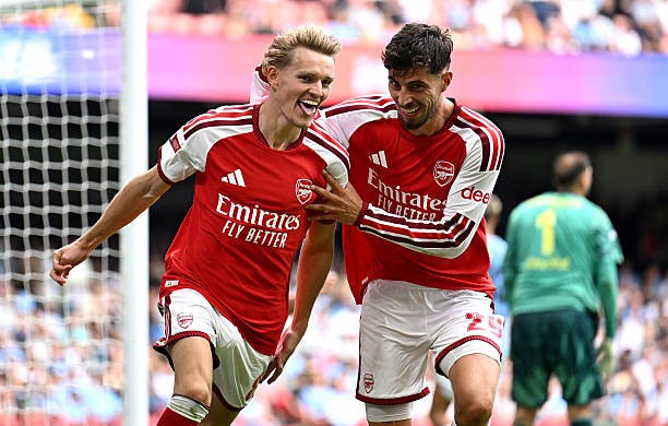 Arsenal không gặp nhiều khó khăn để đánh bại Manchester City. Ảnh: Getty Images