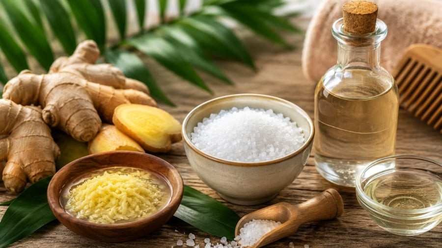 Nhiều người tận dụng những gia vị này thêm vào gội đầu