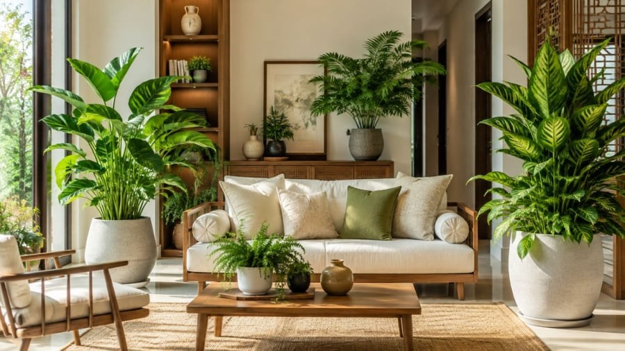 Bố trí các cây sao cho hài hòa cũng là điều quan trọng