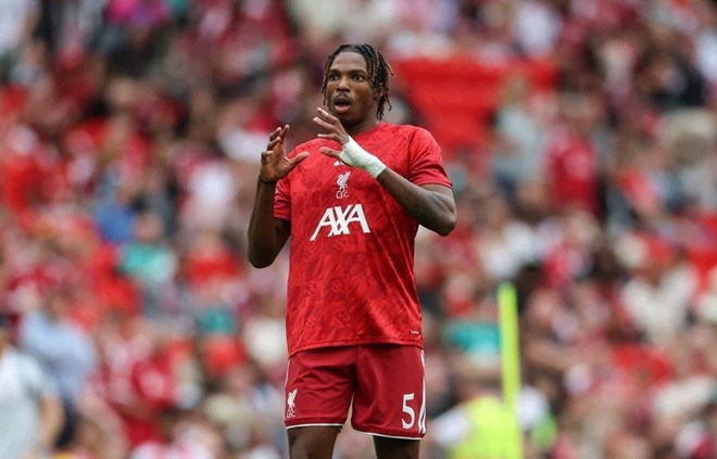 Jacquet đã ghi bàn cận thành cho Liverpool. Ảnh: Getty.
