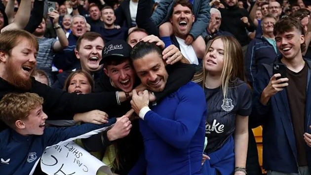 Grealish từng chơi tốt ở Everton vào mùa vừa rồi. (Ảnh: Getty Images)