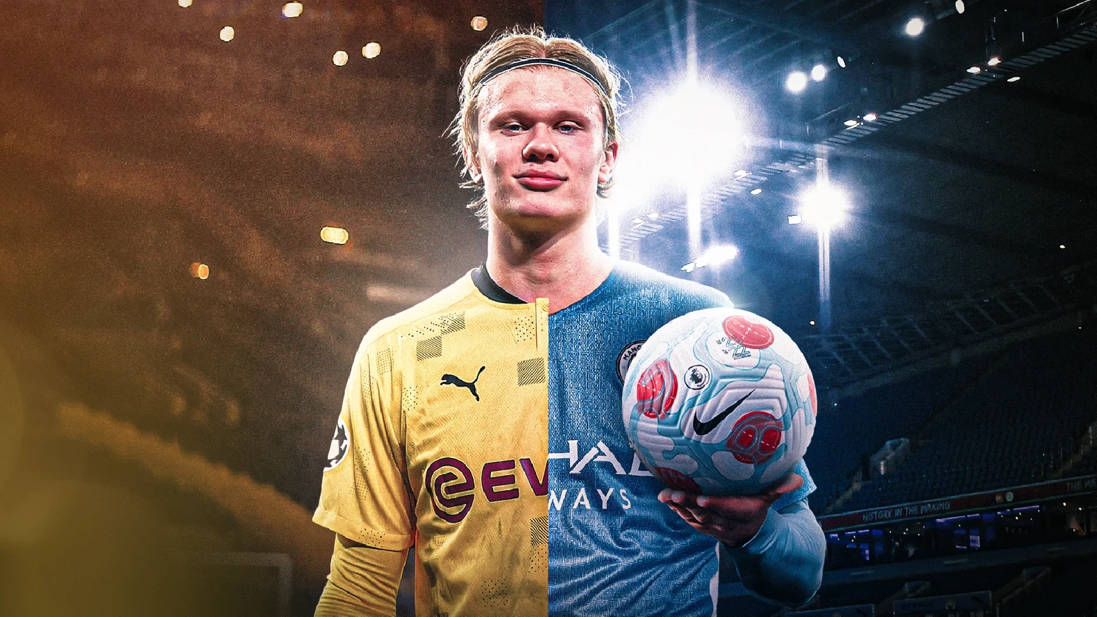 Haaland chứng minh định giá không quyết định giá bán. Ảnh: Sky Sports.