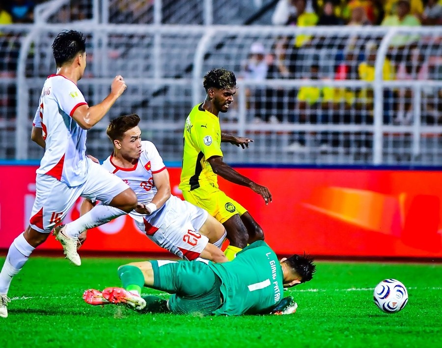 Malaysia nhận nhiều lời khen dù để thua Việt Nam. Ảnh: ĐTQG Malaysia.