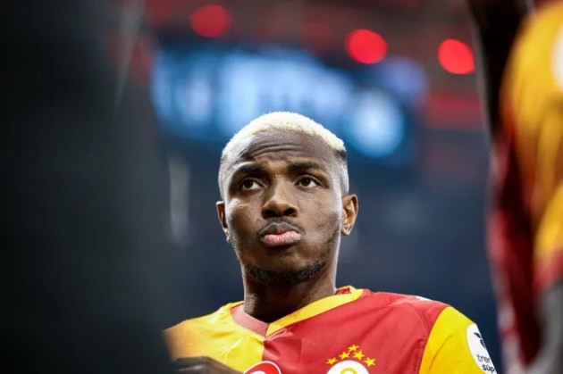 Osimhen sẵn sàng cập bến Emirates nếu Galatasaray chấp thuận. Ảnh: Getty.