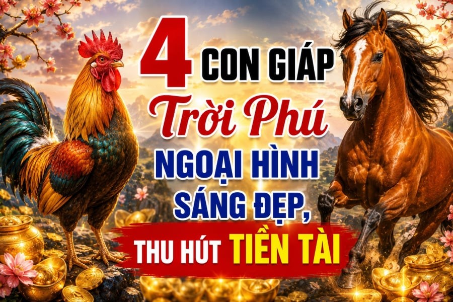 Tuổi Dậu, Tuổi Ngọ, Tuổi Mão, Tuổi Thìn là 4 con giáp Trời Phú ngoại hình sáng đẹp, thu hút Tiền tài