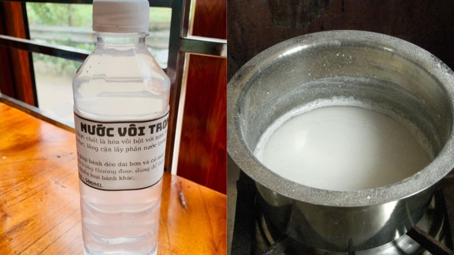 Nước vôi trong được sử dụng nhiều trong các món mứt, món bánh truyền thống.