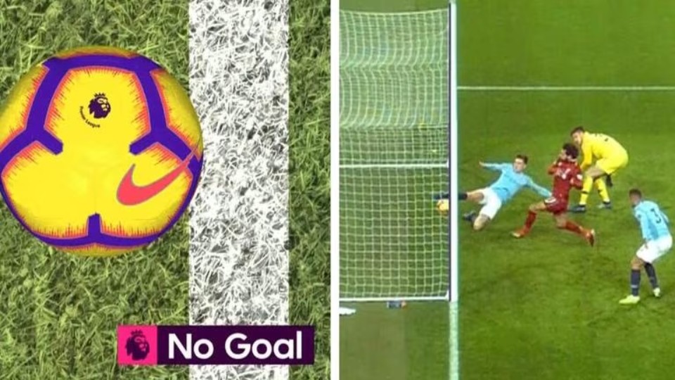 Goal-line chỉ xác định bóng qua vạch hay chưa. Ảnh: Foxsports.