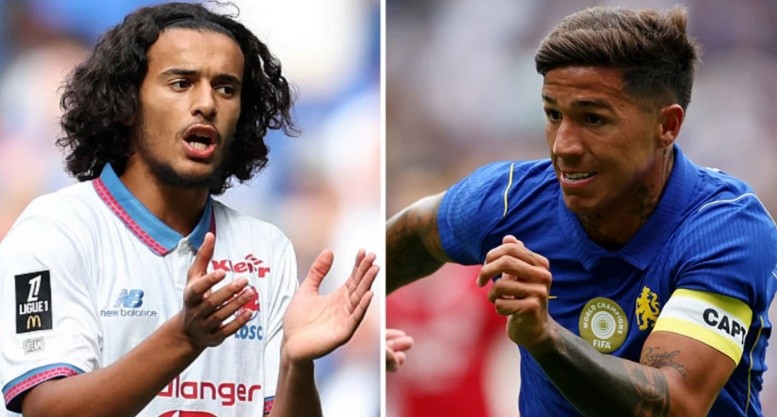Man City muốn chiêu mộ cả Enzo lẫn Ayyoub Bouaddi. Ảnh: Getty.
