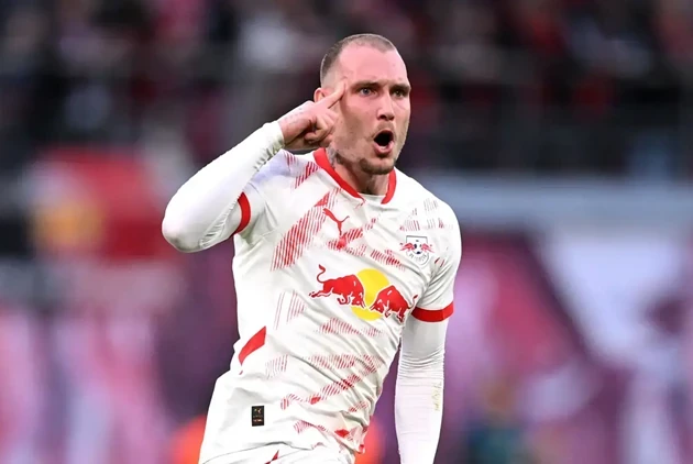 David Raum lọt vào tầm ngắm của Man Utd. Ảnh: Getty Images