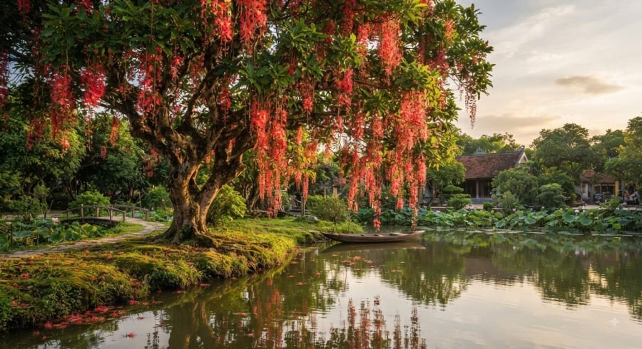 Vị trí trồng lộc vừng hút tiền tài vào nhà 