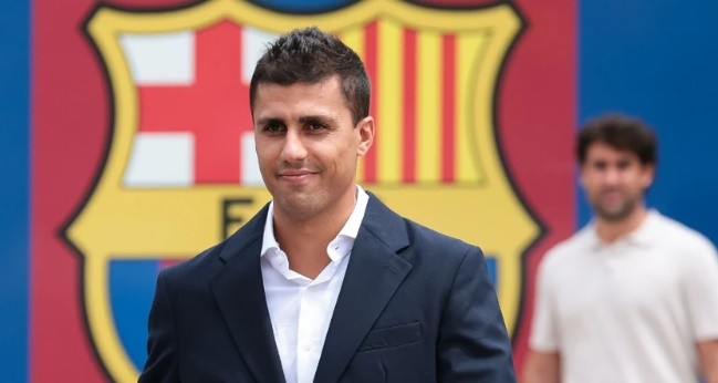 Rodri đã gia nhập Barca. Ảnh: Getty.