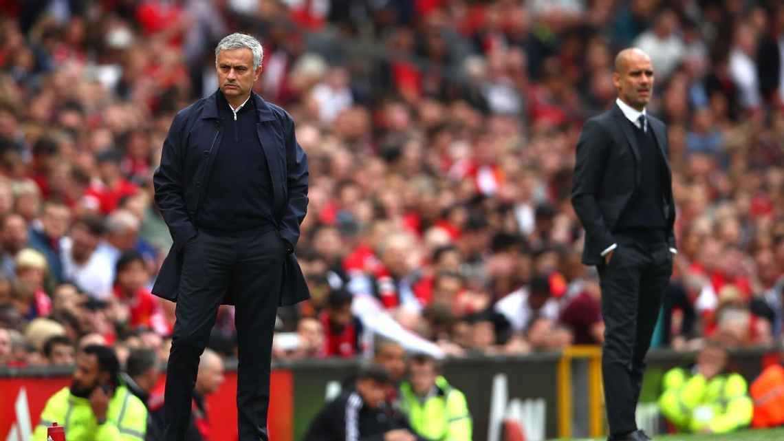 Pep Guardiola vắng mặt trong loạt phim tài liệu Mourinho. Ảnh: Getty.