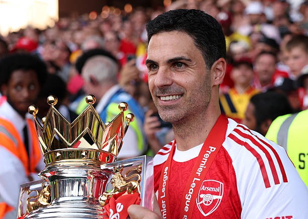 Mikel Arteta giúp Arsenal chinh phục ngôi vương Ngoại hạng Anh. Ảnh: Getty Images