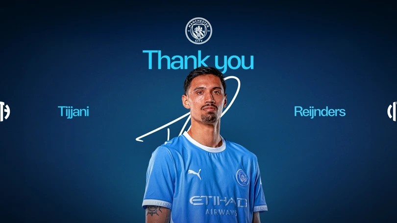 Tijjani Reijnders chính thức chia tay Man City. Ảnh: Manchester City FC.
